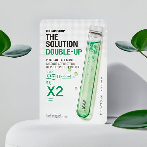 ماسك الوجهذا سولوشن دبل أب|| تنظيف وشد المسام || لتنظيف البشرة -ذا فيس شوب