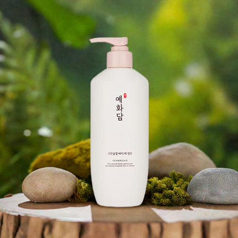 جيل تقشير الجسم يهوادام سيلكي سموث|| بخلاصة الأعشاب الكورية || بشرة ناعمة ومشرقة بلمسة -ذا فيس شوب