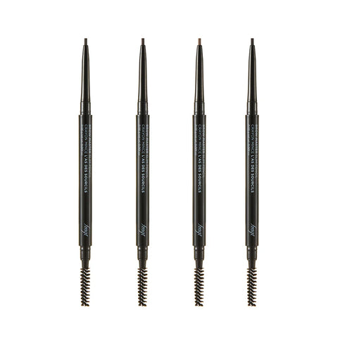 The Face Shop Ink Proof Eyebrow Pencil - 01 Ash Brown