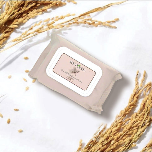 مناديل إزالة المكياج من بيوند || بمستخلص ماء الأرز لتنظيف وترطيب لطيف || 50 منديل -ذا فيس شوب