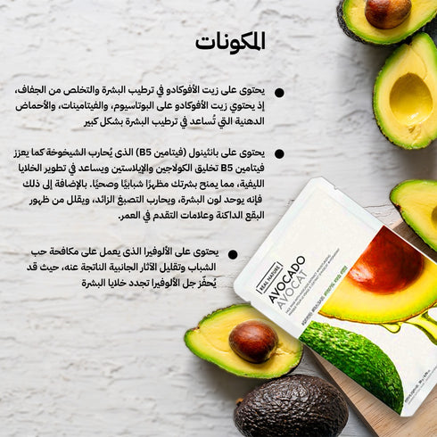 Real Nature Avocado Face Mask | The Face Shop