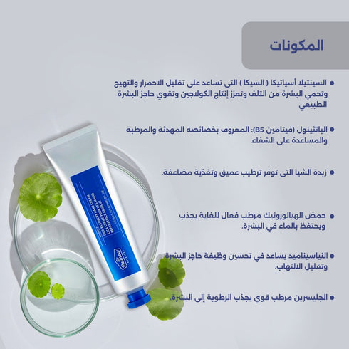 كريم اليدين أدفانسيد سيكا ريكفري|| مستخلص السنتيلا أسياتيكا|| لتجديد مظهر البشرة من د.بيلمر -ذا فيس شوب