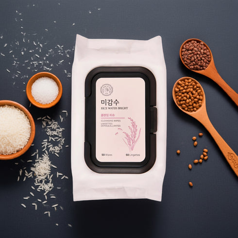 مناديل تنظيف الوجه R2018 ||بماء الأرز || للتنظيف العميق -ذا فيس شوب