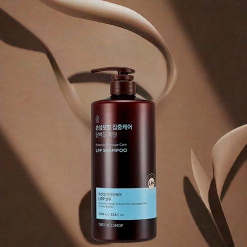 شامبو اسينشيال داميدغ كير||روتين LPP|| للعناية بالشعر التالف -ذا فيس شوب