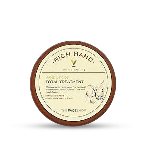 كريم اليد والقدم ريتش هاند من ذا فيس شوب || بزبدة الشيا لتغذية البشرة الجافة || 120 مل -ذا فيس شوب