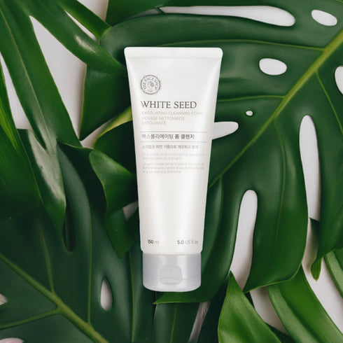 منظف رغوي مقشر وايت سيد || بالبذور البيضاء ||لتنظيف وتقشير البشرة -ذا فيس شوب