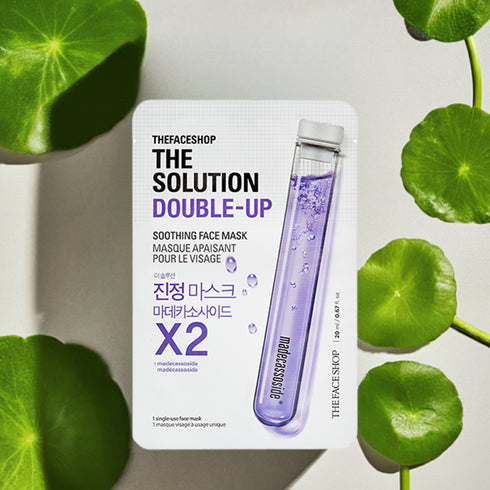 ذا سلوشن سوثينغ ماسك من ذا فيس شوب || بمستخلص المادكاسوسيد لتقليل الاحمرار والتهيج || 20 مل
-ذا فيس شوب