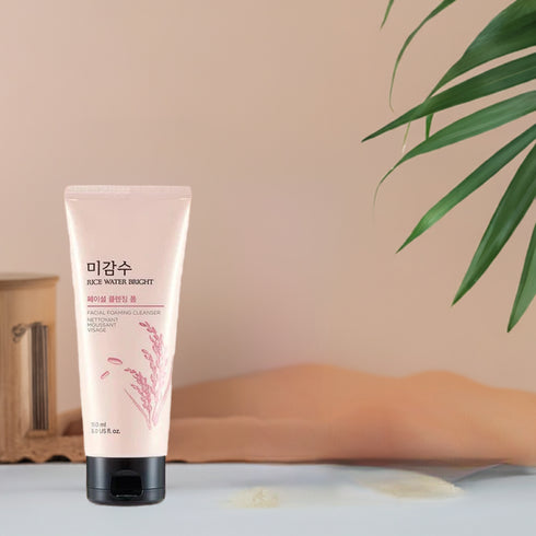 غسول وجه رغوي|| بماء الأرز|| لبشرة متجددة وصحية -ذا فيس شوب