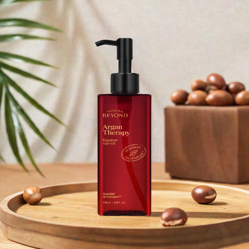 زيت الشعر أرجان ثيرابي سيغنيتشر من بيوند || بزيت الأرجان|| لتغذية وترطيب الشعر التالف والجاف 145 مل -ذا فيس شوب