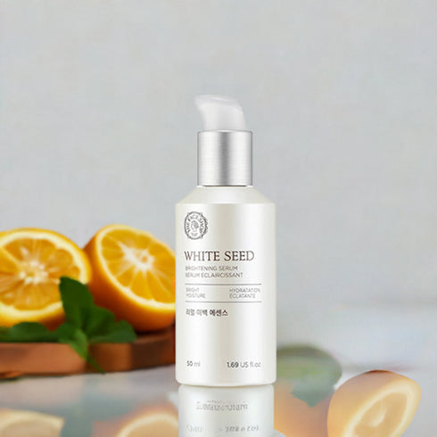 سيروم وايت سيد || مستخلص زهرة الأقحوان وبذور اللوبياء البيضاء || تفتيح وتوحيد لون البشرة