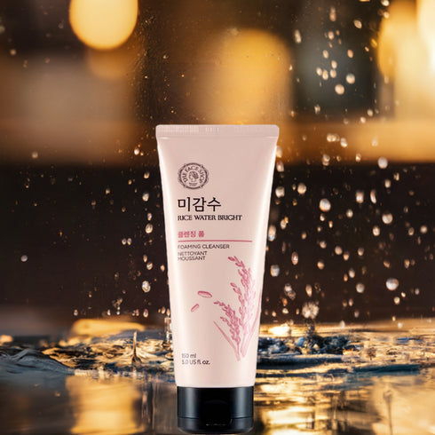 غسول الوجه الرغوي|| بماء الأرز || لتنظيف وتفتيح البشرة
-ذا فيس شوب