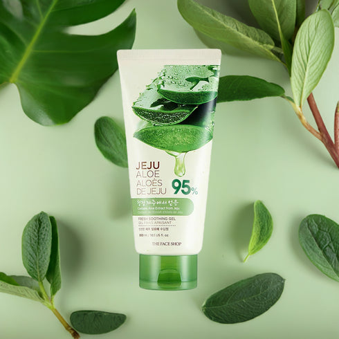 جل الصبارجيجوالمنعش المهدئ||95% من مستخلص الصبار الطبيعي|| من ذا فيس شوب (أنبوب) -ذا فيس شوب