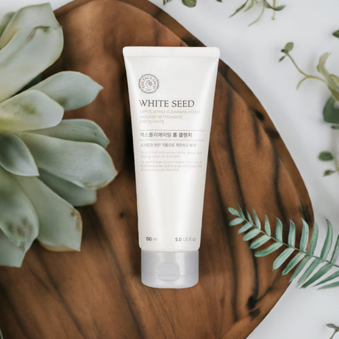 منظف رغوي مقشر وايت سيد || بالبذور البيضاء ||لتنظيف وتقشير البشرة -ذا فيس شوب