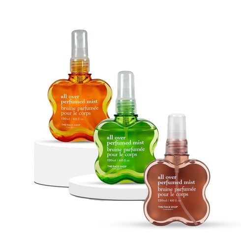 The Face Shop's luxurious All Over Mist perfume collection - touches of luxury and freshness