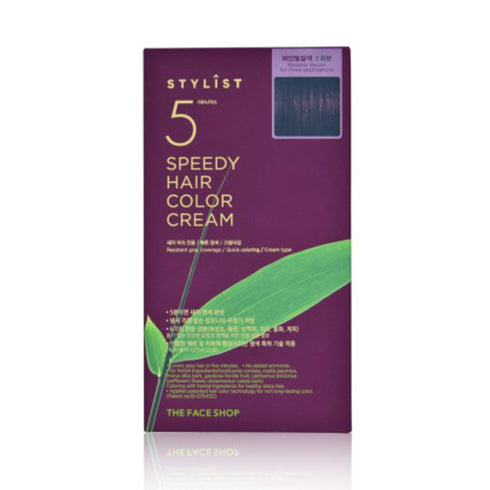 Speedy Hair Dye Cream Quick Hair Coloring in 5 Minutes Wine Brown | The Face Shop