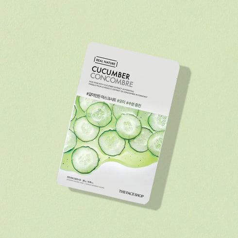 Real Nature Cucumber Face Mask | The Face Shop