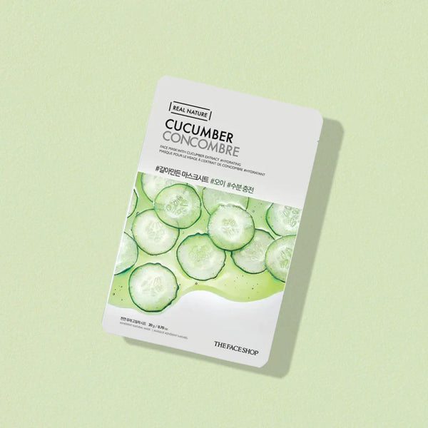 Real Nature Cucumber Face Mask | The Face Shop