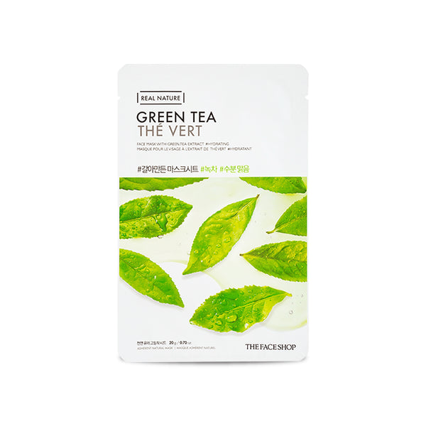 ذا فيس شوب قناع للبشرة ريل نايتشر بالشاي الأخضر