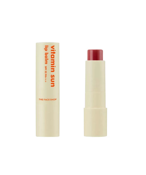 Vitamin Sun Lip Balm - 01 Red - The Face Shop