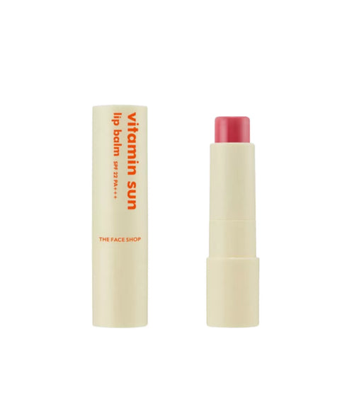 Vitamin Sun Lip Balm - 02 Pink - The Face Shop