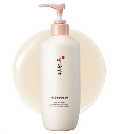 جيل تقشير الجسم يهوادام سيلكي سموث|| بخلاصة الأعشاب الكورية || بشرة ناعمة ومشرقة بلمسة