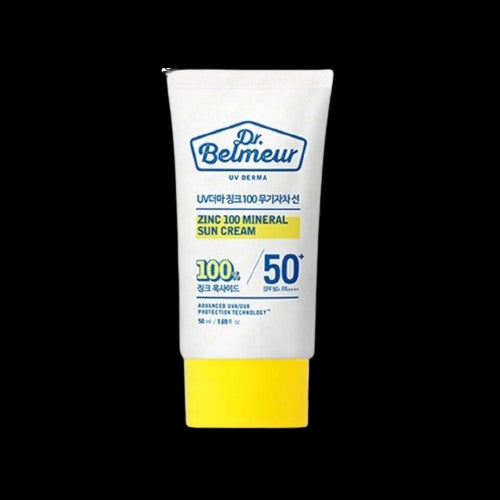 Dr. Belmeur UV Derma Zinc 100 Mineral Sunscreen, 50 ml