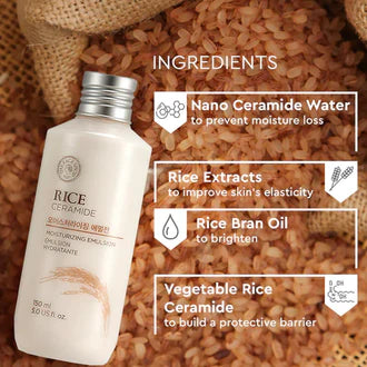 Rice & Ceramide Emulsion | The Face Shop