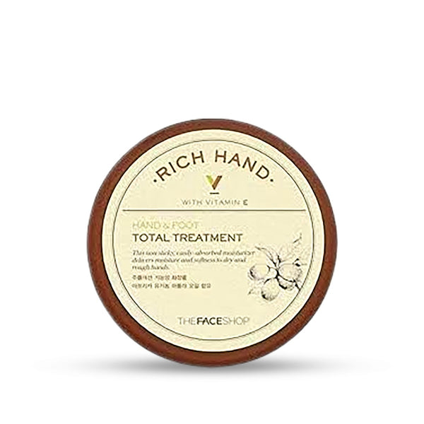 كريم اليد والقدم ريتش هاند من ذا فيس شوب || بزبدة الشيا لتغذية البشرة الجافة || 120 مل -ذا فيس شوب