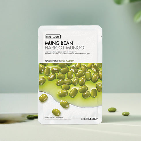 Real Nature Ming Bean Skin Mask - The Face Shop