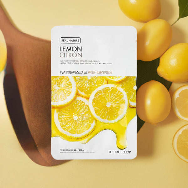 Real Nature Lemon Skin Mask - The Face Shop