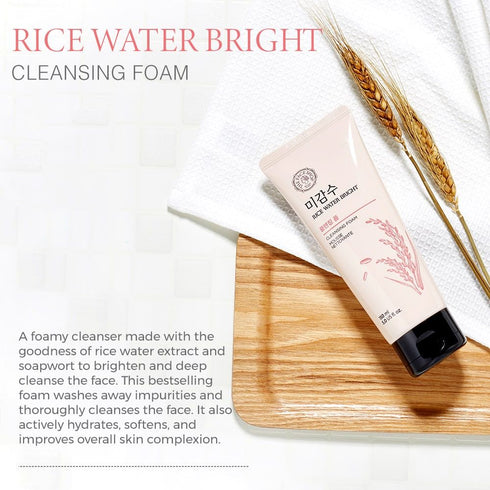 Bright Hydrating Rice Water Foaming Cleanser | The Face Shop